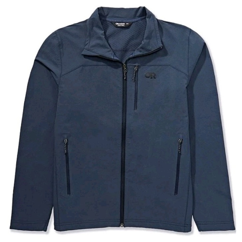 Outdoor Research‎ Men's Ultima Softshell Jacket Atlantic L Hiking Fishing Navy